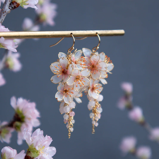 新運桜耳飾り(季節限定)